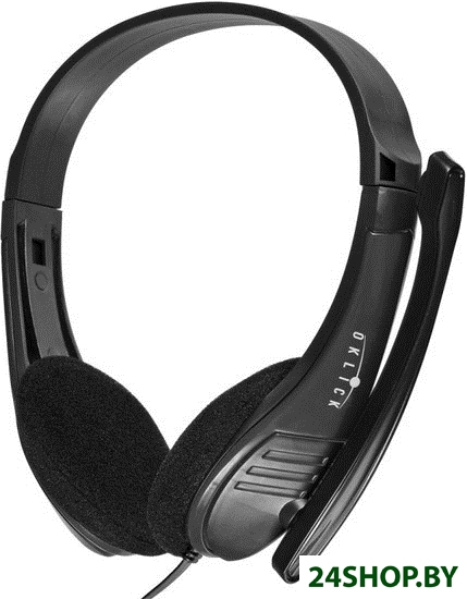 Наушники с микрофоном Oklick HS-M150 (черный) Наушники с микрофоном Oklick HS-M150 (черный)