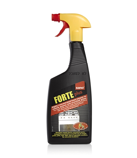SANO Forte Plus Средство для чистки плит, печей от сажи и жира, 750мл SANO Forte Plus Средство для чистки плит, печей от сажи и жира, 750мл