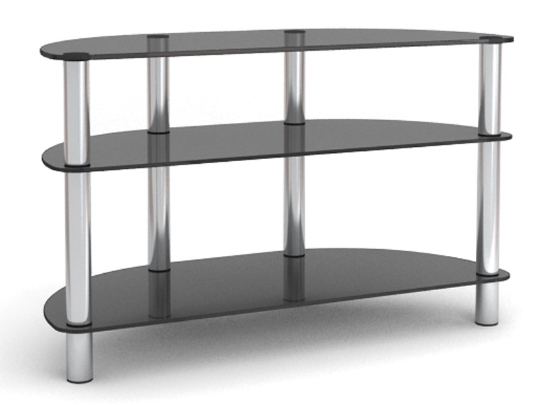 Стойка MetalDesign MD 402 slim (хром/дымчатый) Стойка MetalDesign MD 402 slim (хром/дымчатый)