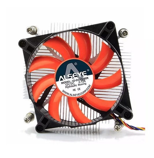 Кулер для процессора ALSEYE IO-DG15-90R Кулер для процессора ALSEYE IO-DG15-90R