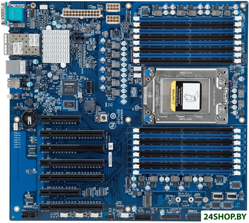 Материнская плата Gigabyte MZ31-AR0 (rev. 2.x) Материнская плата Gigabyte MZ31-AR0 (rev. 2.x)