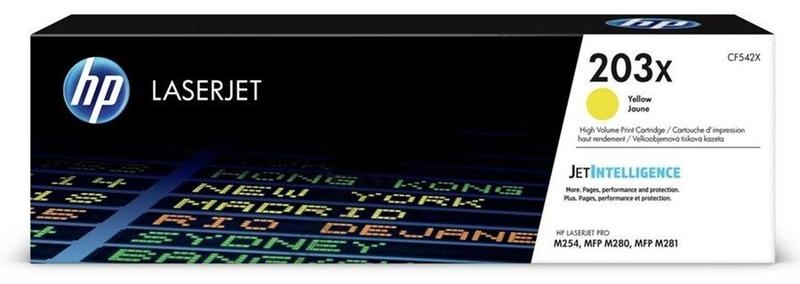 Тонер-картридж HP 203X CF542X Тонер-картридж HP 203X CF542X