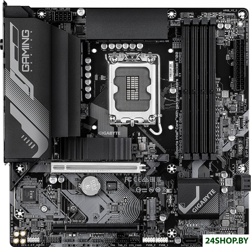 Материнская плата Gigabyte B760M Gaming X WiFi6E GEN5 Материнская плата Gigabyte B760M Gaming X WiFi6E GEN5