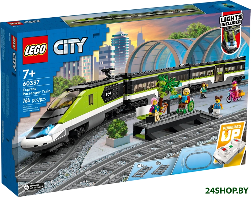 Конструктор LEGO City 60337 Пассажирский поезд-экспресс Конструктор LEGO City 60337 Пассажирский поезд-экспресс