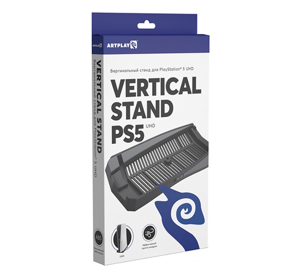 Вертикальная подставка Artplays Cooling Station для PlayStation 5 UHD Вертикальная подставка Artplays Cooling Station для PlayStation 5 UHD