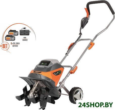 Мотокультиватор Daewoo Power DAT 3042Li SET (с 2-мя АКБ) Мотокультиватор Daewoo Power DAT 3042Li SET (с 2-мя АКБ)