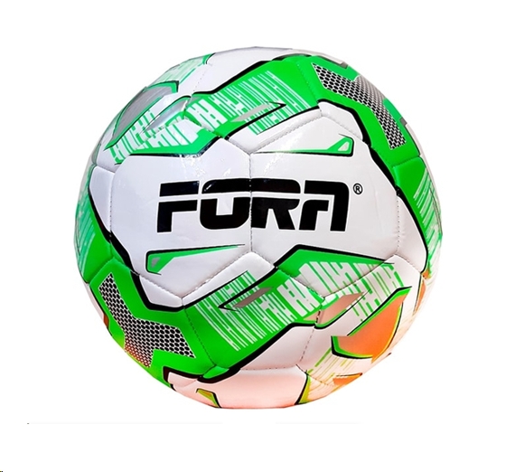 Мяч Fora FS-1001B (5 размер, зеленый/белый/оранжевый) Мяч Fora FS-1001B (5 размер, зеленый/белый/оранжевый)