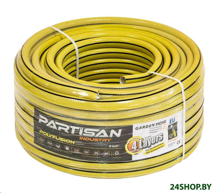 Шланг поливочный Partisan Polyfusion GHOSE-POLY-12L30PSN (1/2, 30м) Шланг поливочный Partisan Polyfusion GHOSE-POLY-12L30PSN (1/2, 30м)