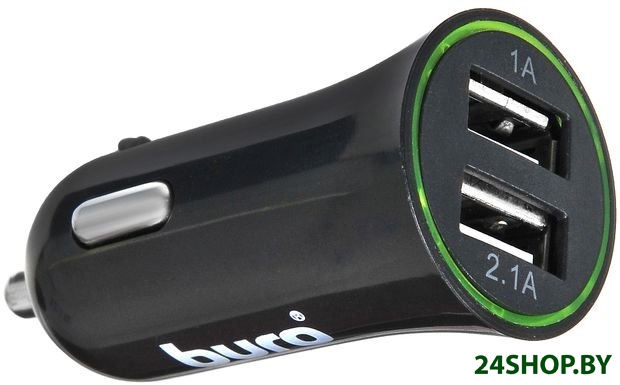 Автомобильное зарядное устройство Buro XCJ-041-2.1A 2.1A+1A Автомобильное зарядное устройство Buro XCJ-041-2.1A 2.1A+1A