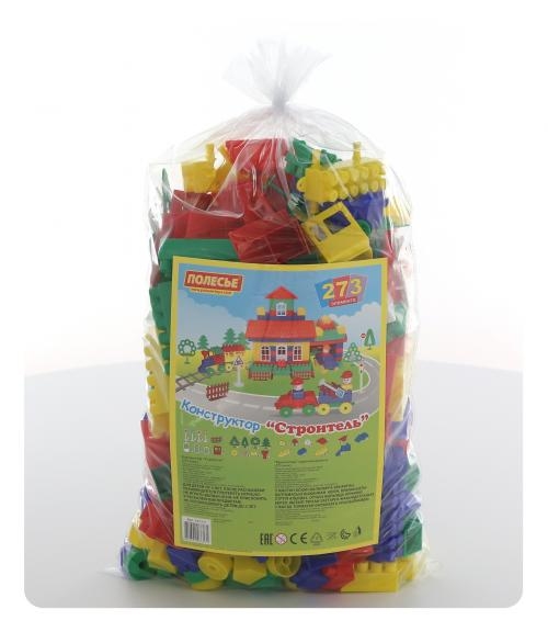 Конструктор Полесье Строитель (273 элемента) арт.36131 Конструктор Полесье Строитель (273 элемента) арт.36131