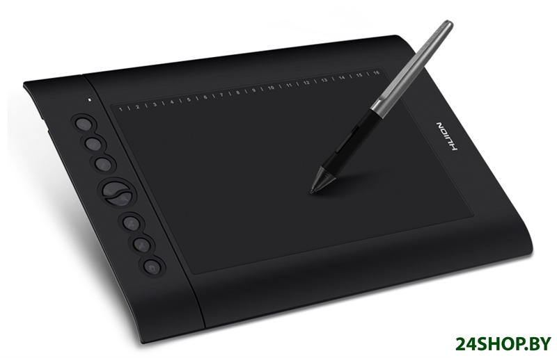 Графический планшет HUION H610PRO V2 (черный) Графический планшет HUION H610PRO V2 (черный)