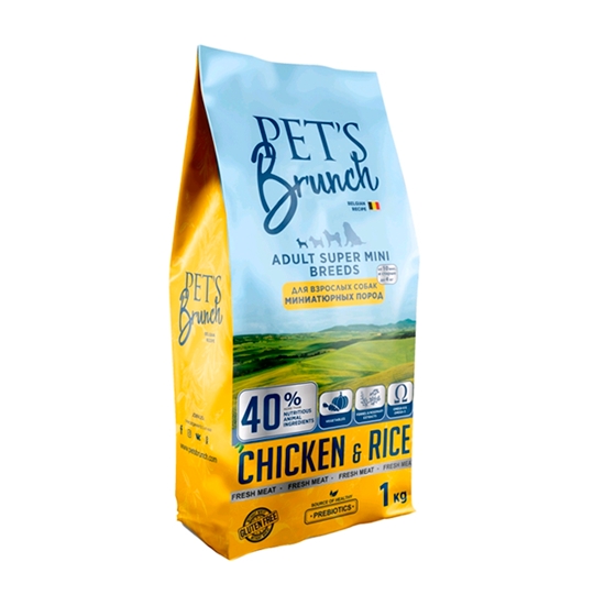 Сухой корм для взрослых собак PET'S BRUNCH ADULT SUPER MINI BREEDS (1 кг) Сухой корм для взрослых собак PET'S BRUNCH ADULT SUPER MINI BREEDS (1 кг)