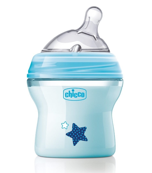 Бутылочка для кормления Chicco Natural Feeling 150 мл (0+) (голубая) (00080811210000) Бутылочка для кормления Chicco Natural Feeling 150 мл (0+) (голубая) (00080811210000)