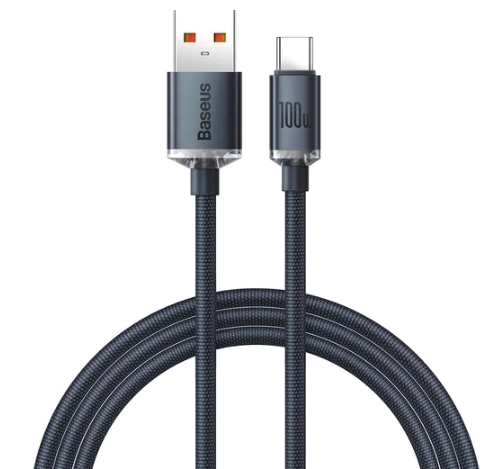 Кабель Baseus CAJY000401 USB Type-A - USB Type-C (1.2 м, черный) Кабель Baseus CAJY000401 USB Type-A - USB Type-C (1.2 м, черный)
