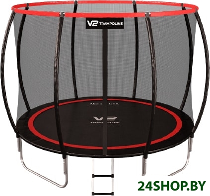 Батут V2 Trampoline Redline 10FT 312 см (с внешней сеткой и лестницей) Батут V2 Trampoline Redline 10FT 312 см (с внешней сеткой и лестницей)