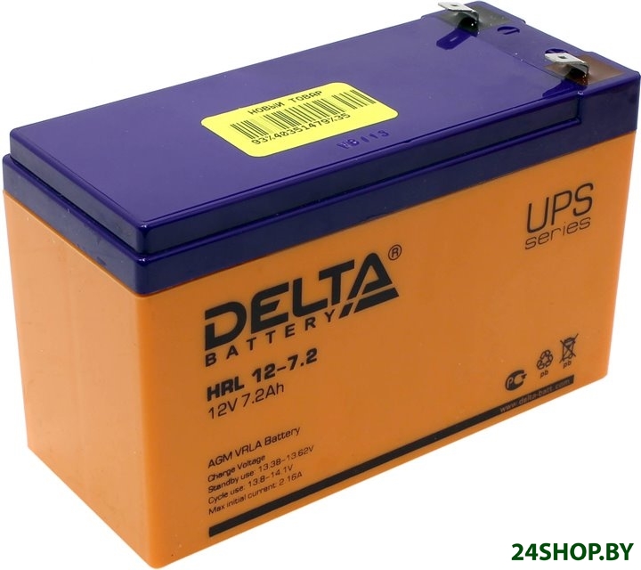 Аккумулятор для ИБП Delta HRL 12-7.2 Аккумулятор для ИБП Delta HRL 12-7.2