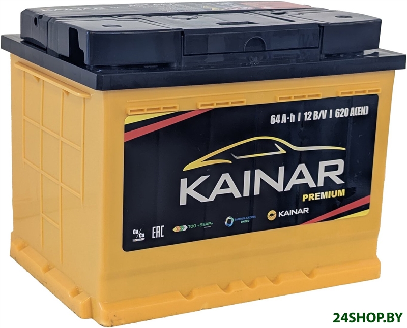 Автомобильный аккумулятор Kainar Premium R+ (64 А·ч) Автомобильный аккумулятор Kainar Premium R+ (64 А·ч)