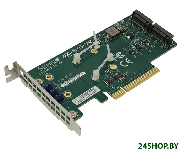 Планка Supermicro AOC-SLG3-2M2-O Планка Supermicro AOC-SLG3-2M2-O