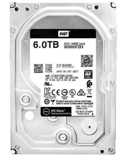 Жесткий диск WD Black 6TB WD6003FZBX Жесткий диск WD Black 6TB WD6003FZBX