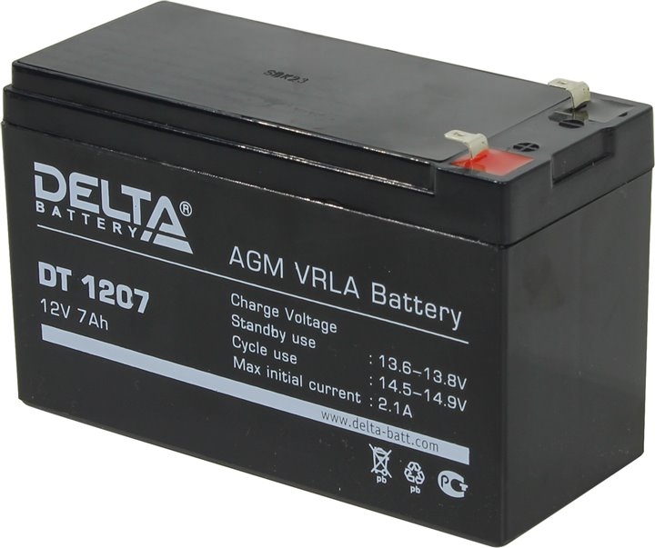 Аккумулятор для ИБП Delta DT 1207 Аккумулятор для ИБП Delta DT 1207