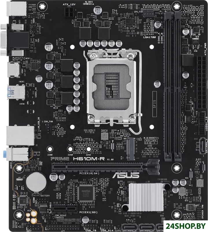 Материнская плата ASUS Prime H610M-R-SI Материнская плата ASUS Prime H610M-R-SI