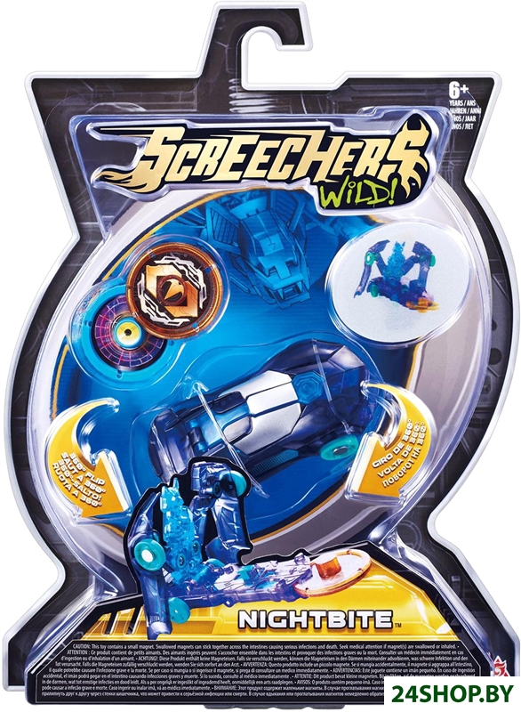 Трансформер Screechers Wild Машинка-трансформер Найтбайт л1 Трансформер Screechers Wild Машинка-трансформер Найтбайт л1