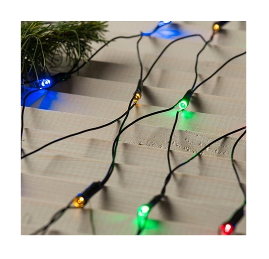 Световая сетка Luazon Сеть 224 LED 2х2 м (мульти) 1585752 Световая сетка Luazon Сеть 224 LED 2х2 м (мульти) 1585752