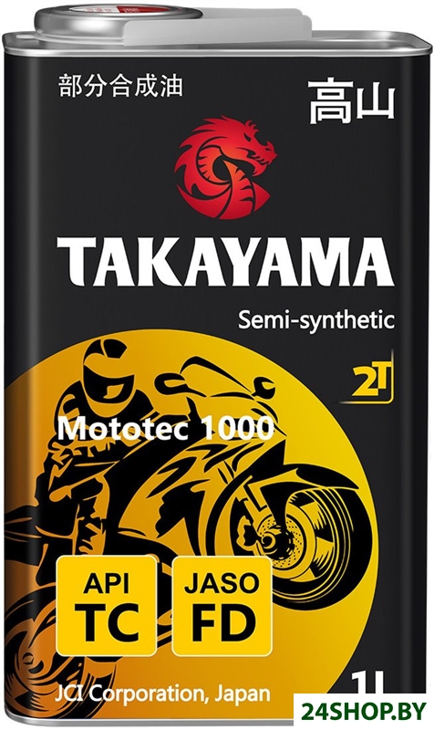 Моторное масло Takayama Mototec 1000 2T 1л Моторное масло Takayama Mototec 1000 2T 1л
