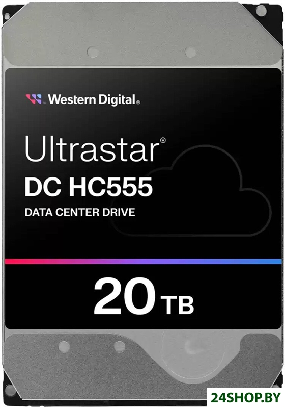 Жесткий диск WD Ultrastar DC HC555 20TB WUH722020CLE604 Жесткий диск WD Ultrastar DC HC555 20TB WUH722020CLE604