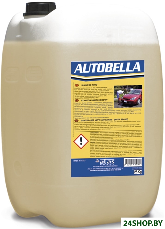 ATAS Автошампунь для ручной мойки Autobella 10 кг ATAS Автошампунь для ручной мойки Autobella 10 кг