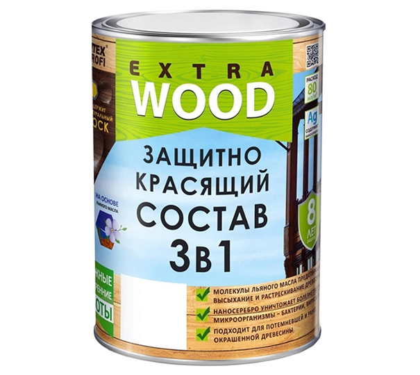 Пропитка Farbitex Profi Wood Extra 3в1 0.8 л (утренний туман) Пропитка Farbitex Profi Wood Extra 3в1 0.8 л (утренний туман)