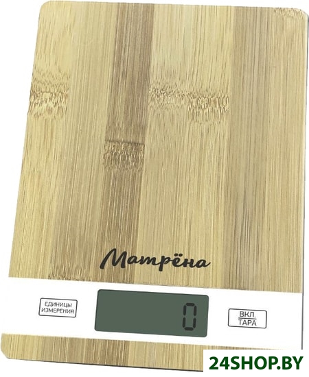 Весы кухонные Матрена MA-039 (бамбук) Весы кухонные Матрена MA-039 (бамбук)