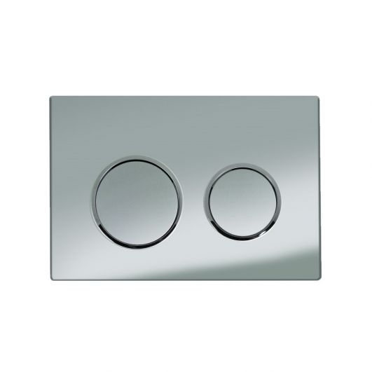 Панель смыва Geberit Omega 20 (115.085.KN.1) (матовый хром/глянцевый хром) Панель смыва Geberit Omega 20 (115.085.KN.1) (матовый хром/глянцевый хром)