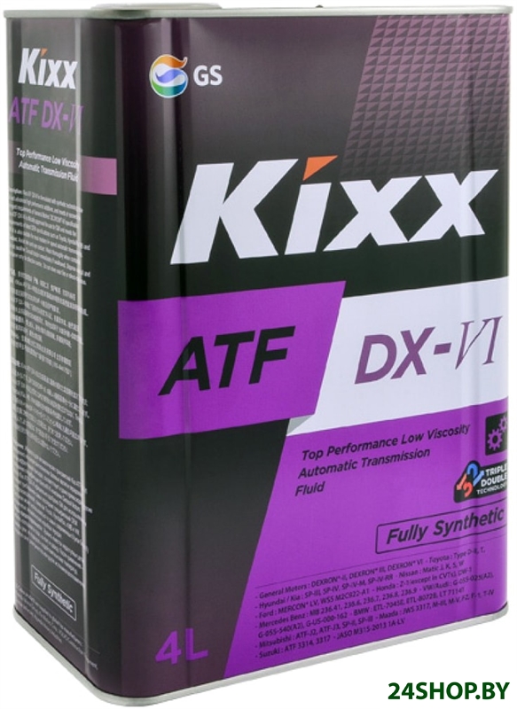 Трансмиссионное масло Kixx ATF DX-VI 4л Трансмиссионное масло Kixx ATF DX-VI 4л