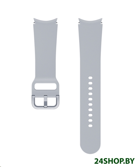Ремешок SAMSUNG Sport Band для Galaxy Watch4 (20mm) M/L, Silver ET-SFR87LSEGRU Ремешок SAMSUNG Sport Band для Galaxy Watch4 (20mm) M/L, Silver ET-SFR87LSEGRU