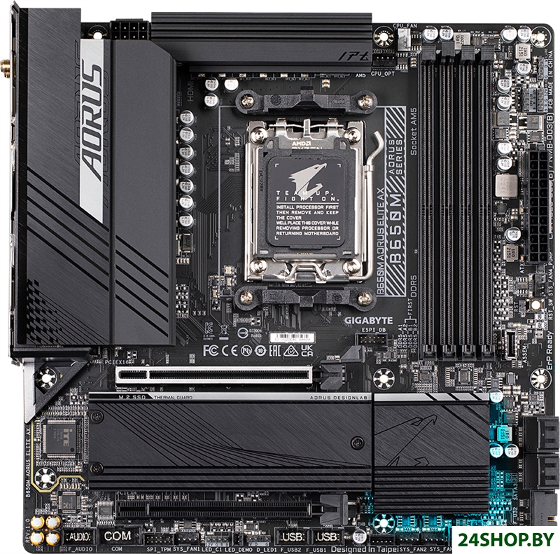 Материнская плата Gigabyte B650M Aorus Elite AX Материнская плата Gigabyte B650M Aorus Elite AX