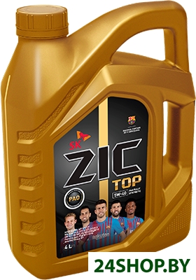 Моторное масло ZIC TOP 5W-40 4л Моторное масло ZIC TOP 5W-40 4л