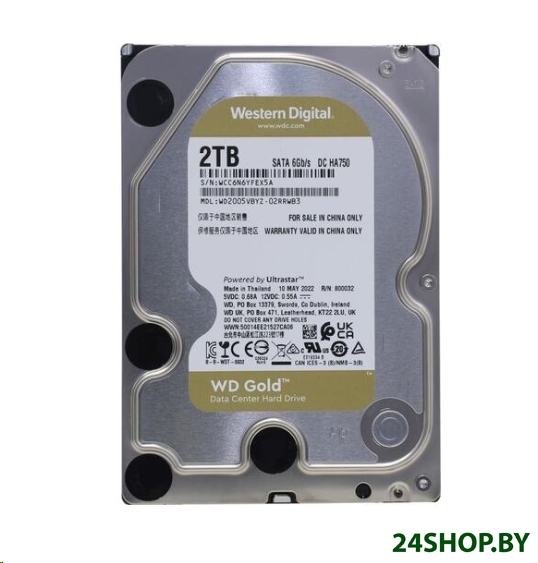 Жесткий диск Western Digital Gold 2TB WD2005VBYZ Жесткий диск Western Digital Gold 2TB WD2005VBYZ