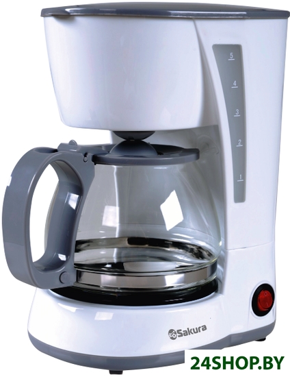 Кофеварка Sakura SA-6107W (белый) Кофеварка Sakura SA-6107W (белый)