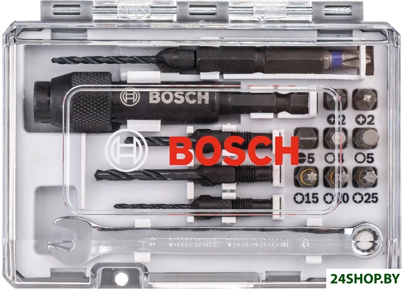 Набор оснастки Bosch 2607002786 (20 предметов) Набор оснастки Bosch 2607002786 (20 предметов)