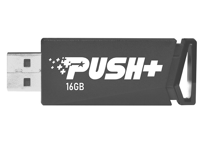 USB Flash Patriot Push+ 16GB (черный) USB Flash Patriot Push+ 16GB (черный)