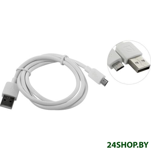 Кабель Defender USB08-01C (белый) Кабель Defender USB08-01C (белый)