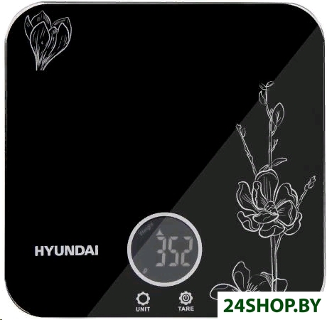 Кухонные весы Hyundai HYS-KG421 (чёрный) Кухонные весы Hyundai HYS-KG421 (чёрный)