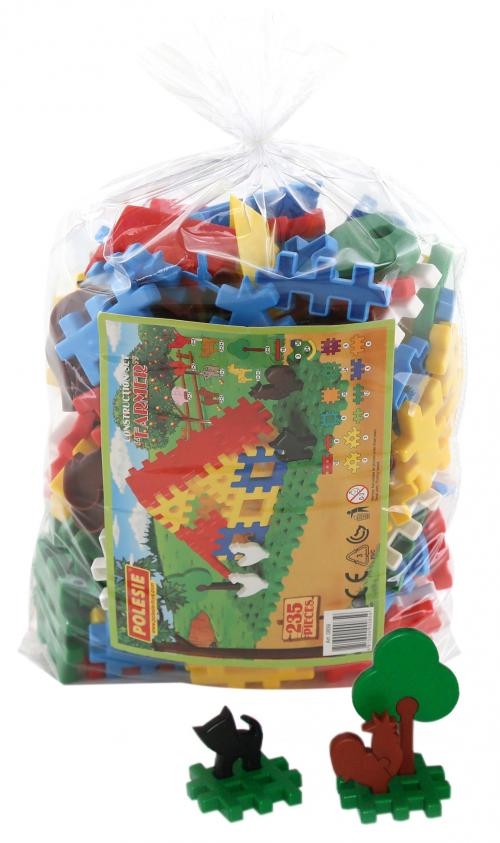 Конструктор Полесье Фермер (235 элем. в мешке) (0859) Конструктор Полесье Фермер (235 элем. в мешке) (0859)