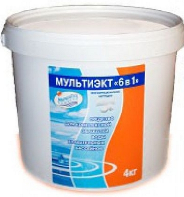 Средство для комплексной обработки воды МАРКОПУЛ МУЛЬТИЭКТ 6 в 1 (4 кг, картриджи) Средство для комплексной обработки воды МАРКОПУЛ МУЛЬТИЭКТ 6 в 1 (4 кг, картриджи)