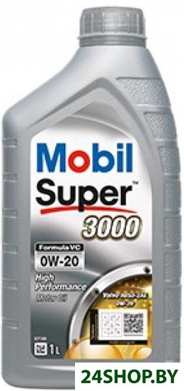 Моторное масло Mobil Super 3000 Formula VC 0W-20 1л Моторное масло Mobil Super 3000 Formula VC 0W-20 1л