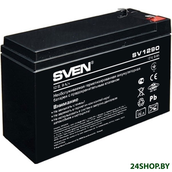 Аккумулятор для ИБП SVEN SV1290 9 Ah Аккумулятор для ИБП SVEN SV1290 9 Ah