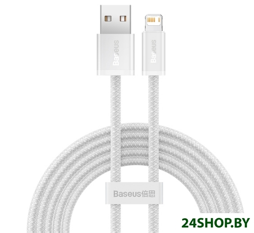 Кабель Baseus Dynamic Series Fast Charging Data Cable USB to iP CALD000502 White Кабель Baseus Dynamic Series Fast Charging Data Cable USB to iP CALD000502 White