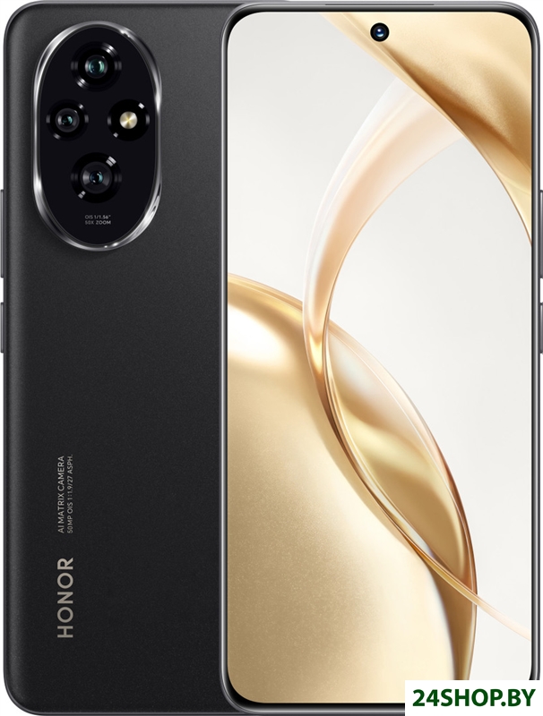 Смартфон HONOR 200 12GB/512GB международная версия (вельветовый черный) Смартфон HONOR 200 12GB/512GB международная версия (вельветовый черный)