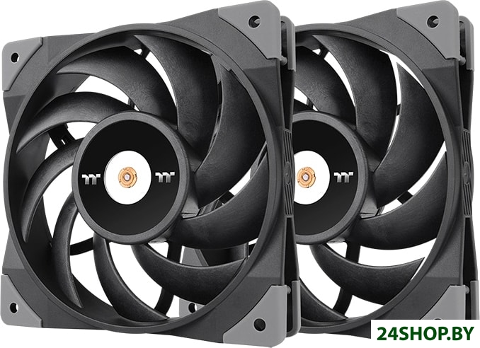 Вентилятор для корпуса Thermaltake ToughFan 12 2-Fan Pack CL-F082-PL12BL-A Вентилятор для корпуса Thermaltake ToughFan 12 2-Fan Pack CL-F082-PL12BL-A